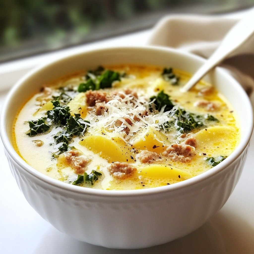 Creamy Copycat Olive Garden Zuppa Toscana Delight