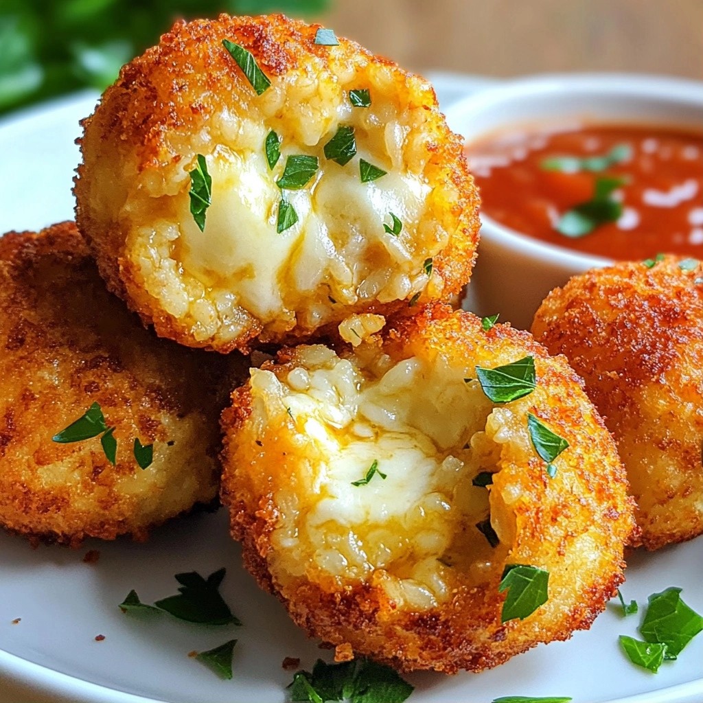 Cheesy Copycat Olive Garden Risotto Balls Recipe