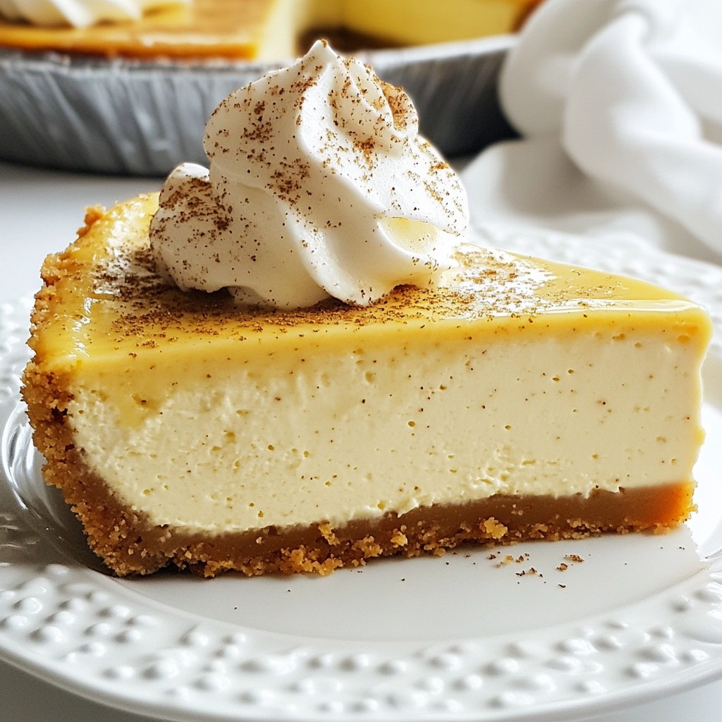 Smooth Eggnog Cheesecake Creamy Holiday Delight