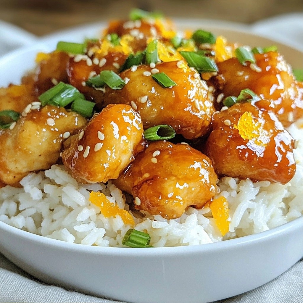 Savory Copycat Panda Express Orange Chicken Recipe