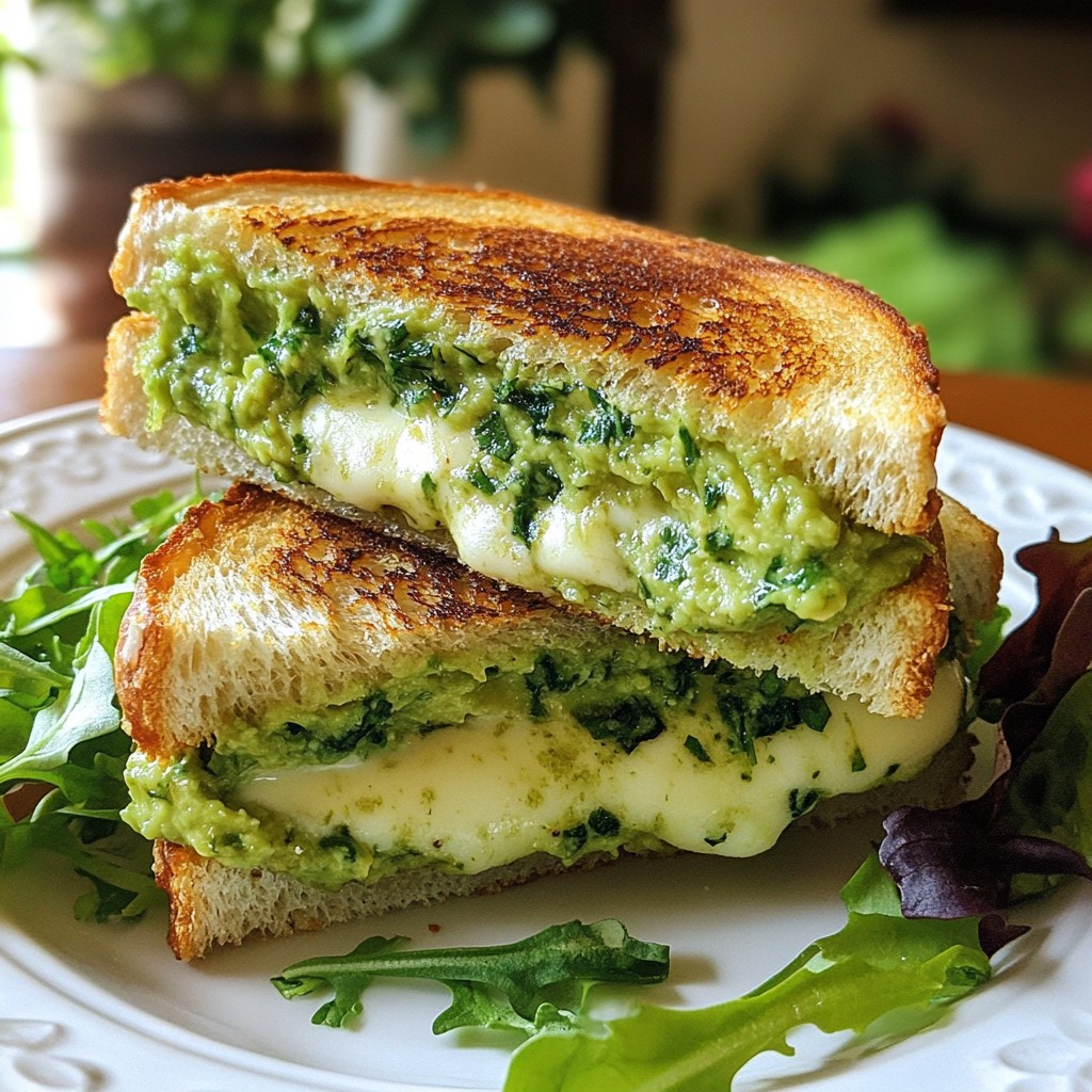 Green Goddess Grilled Cheese Flavorful and Fresh Meal