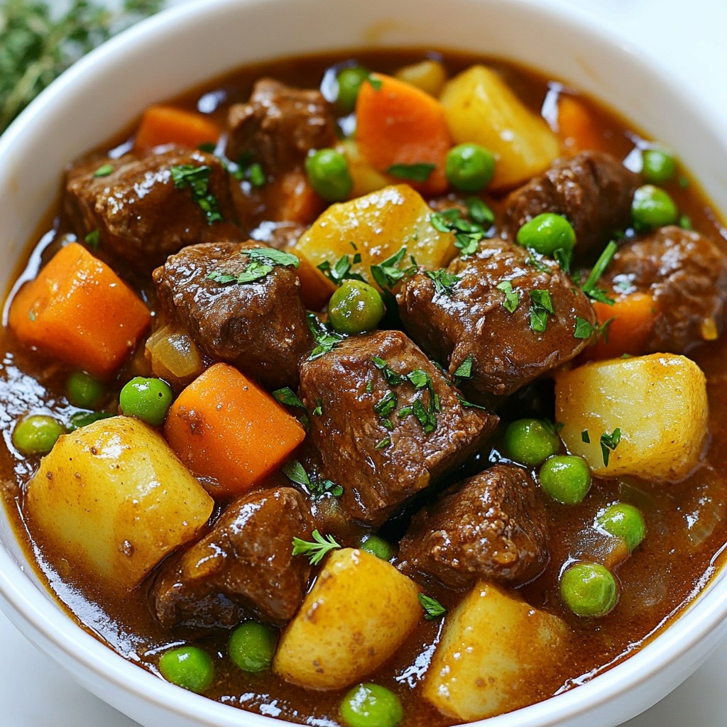Instant Pot Beef Stew Flavorful and Hearty Dish