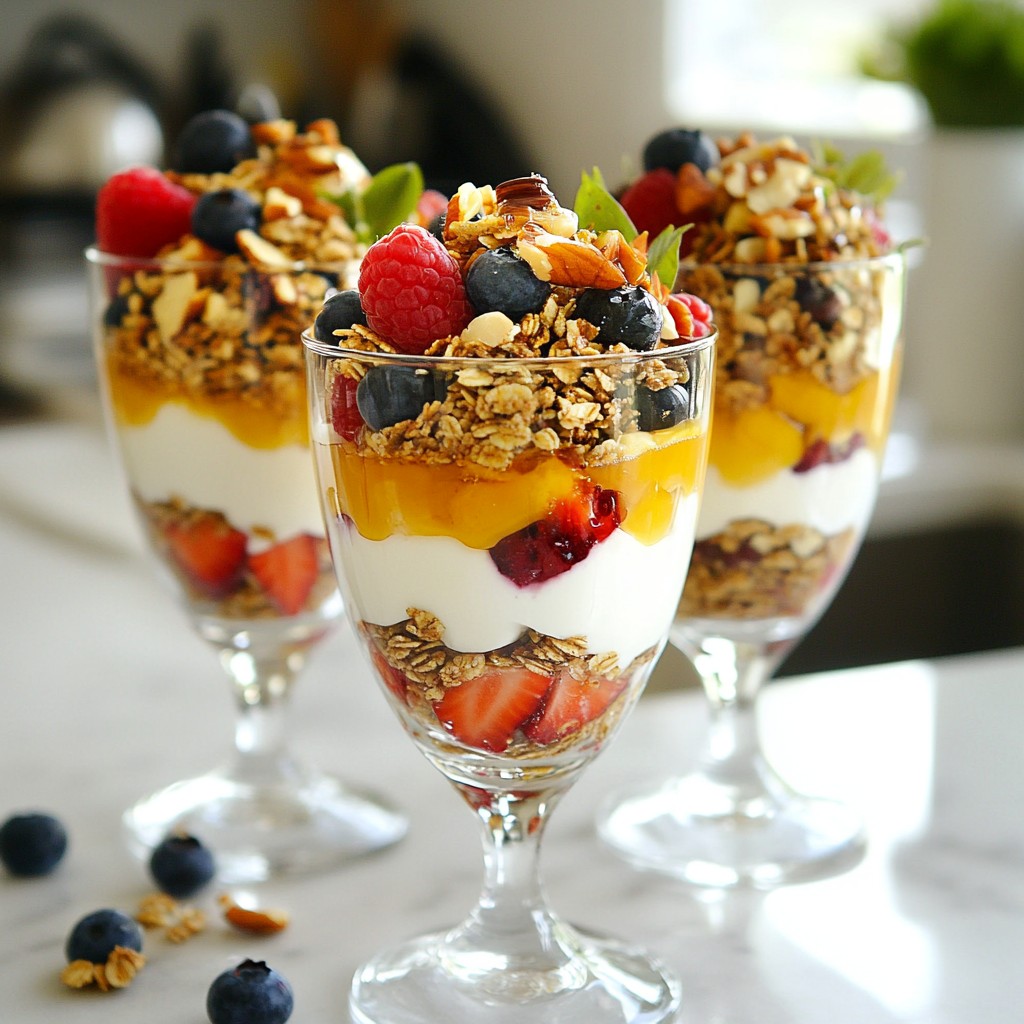 Greek Yogurt Breakfast Parfaits Healthy and Easy Recipe