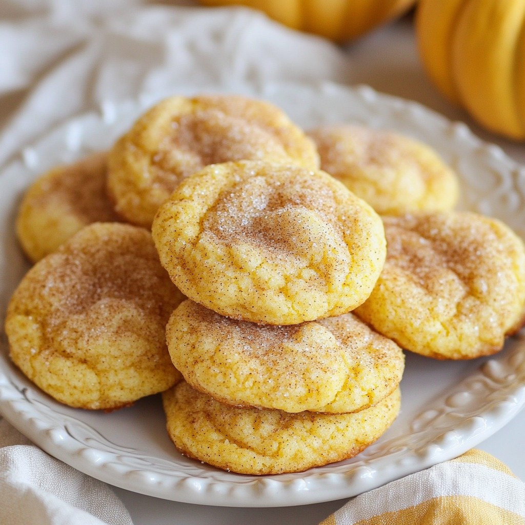 Pumpkin Spice Snickerdoodle Cookies Irresistible Treat