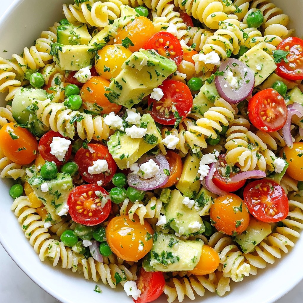 Green Goddess Pasta Salad Fresh and Flavorful Dish