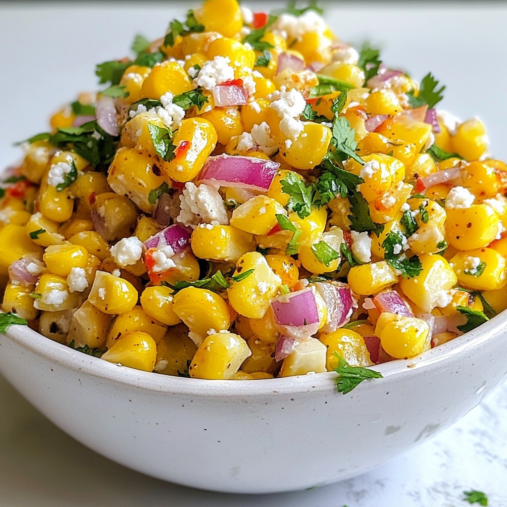 Mexican Street Corn Salad Fresh and Flavorful Recipe