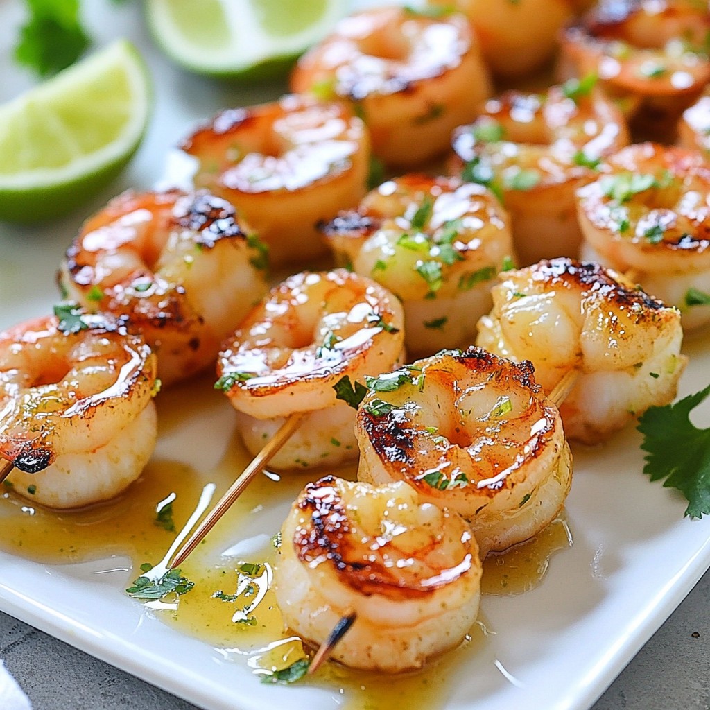 Honey Lime Shrimp Skewers Easy and Flavorful Delight