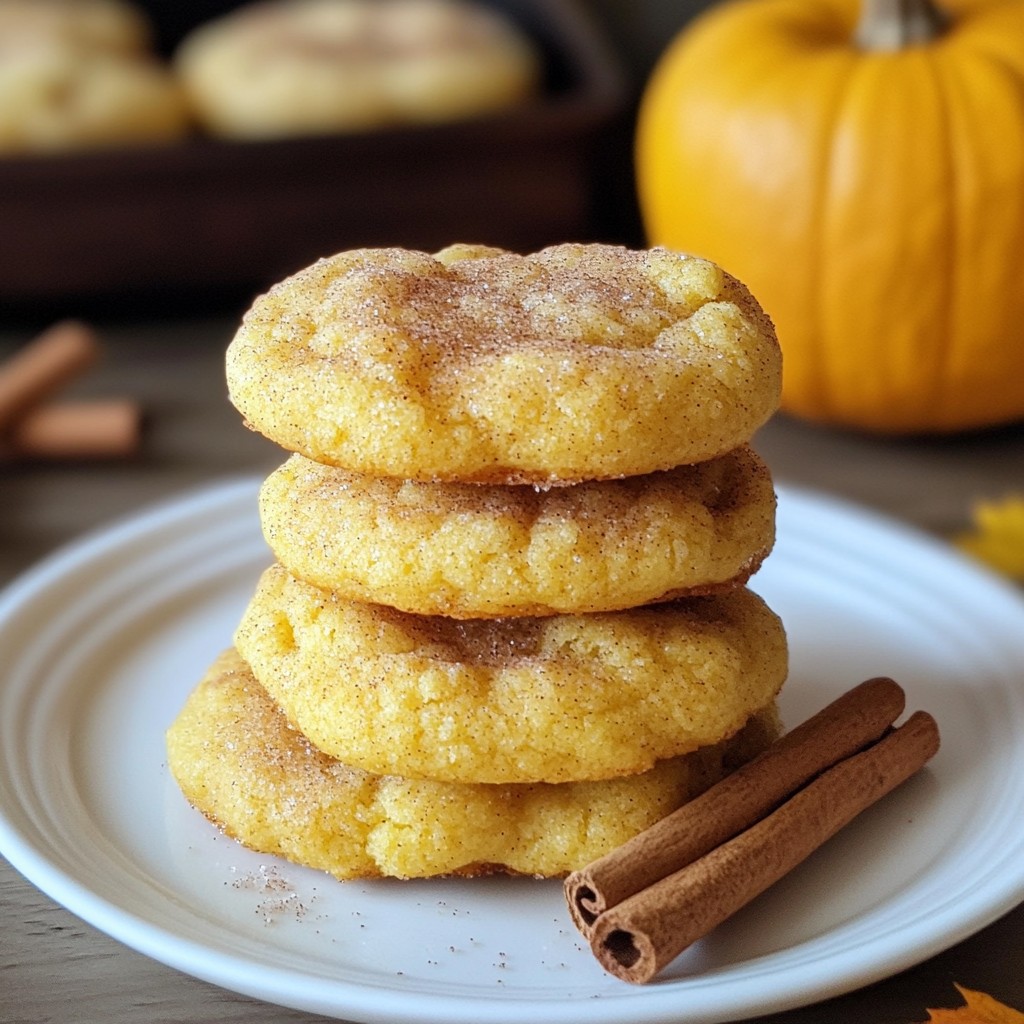 Pumpkin Spice Snickerdoodles Flavorful Fall Treat