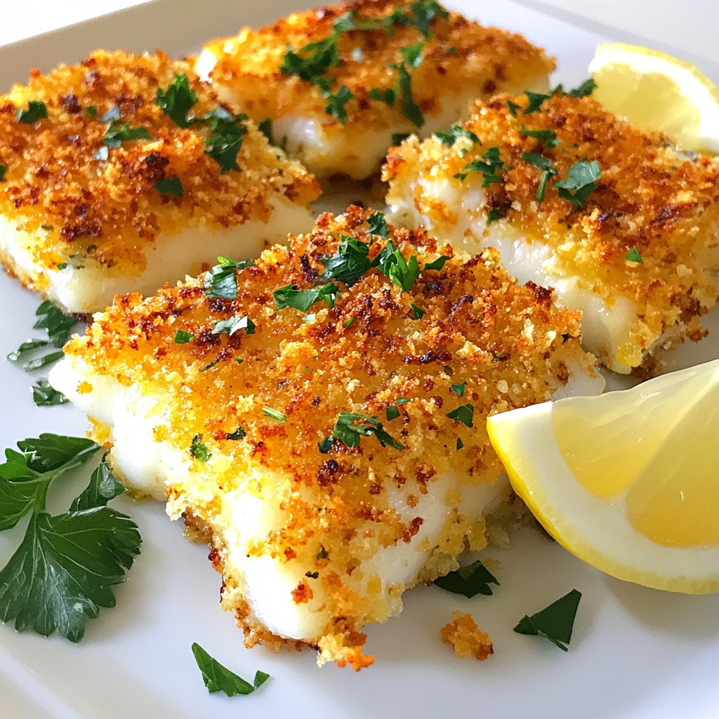 Crispy Parmesan Crusted Cod Flavorful and Easy Dish