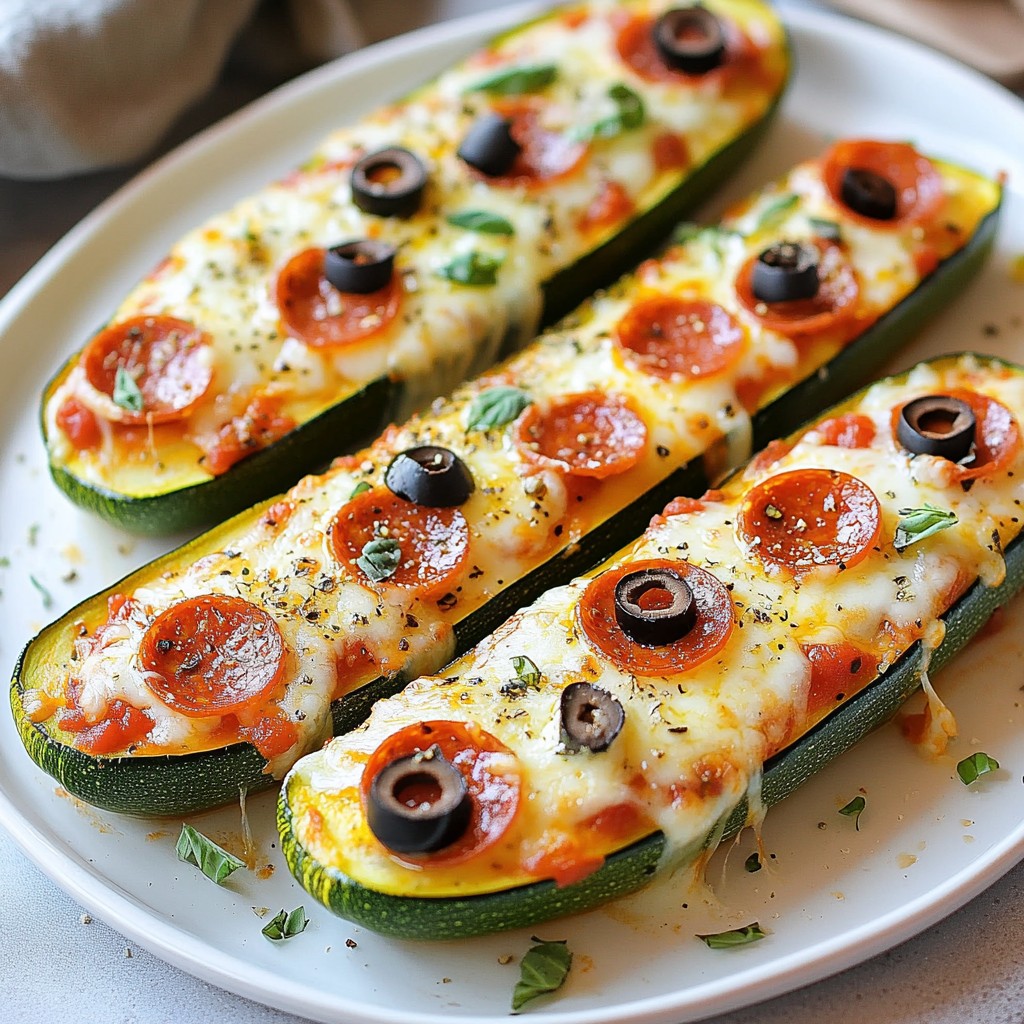 Zucchini Pizza Boats Flavorful and Easy Recipe