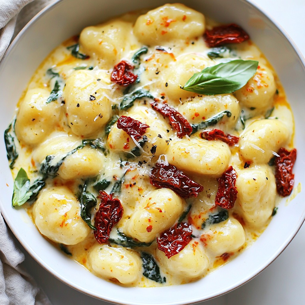 Creamy Sun-Dried Tomato Gnocchi Easy Weeknight Meal