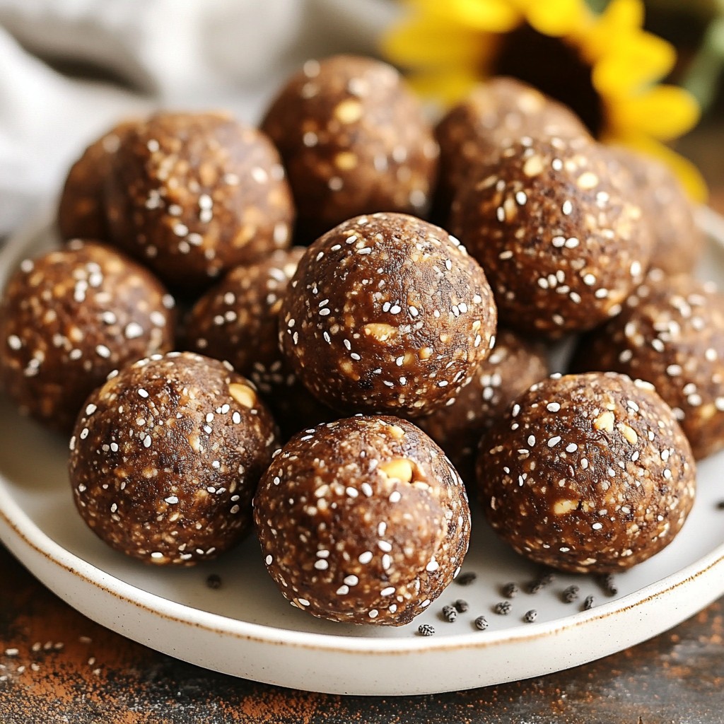 Peanut Butter Chocolate Energy Balls Simple Treats