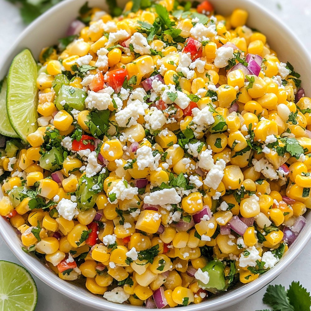 Mexican Street Corn Salad Flavorful and Fresh Dish