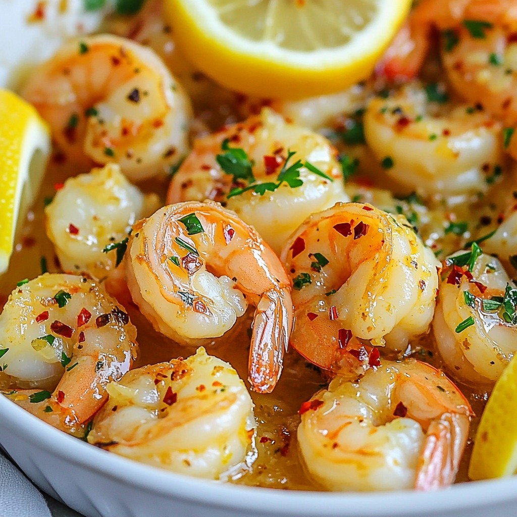 Garlic Butter Lemon Shrimp Skillet Quick and Tasty Meal