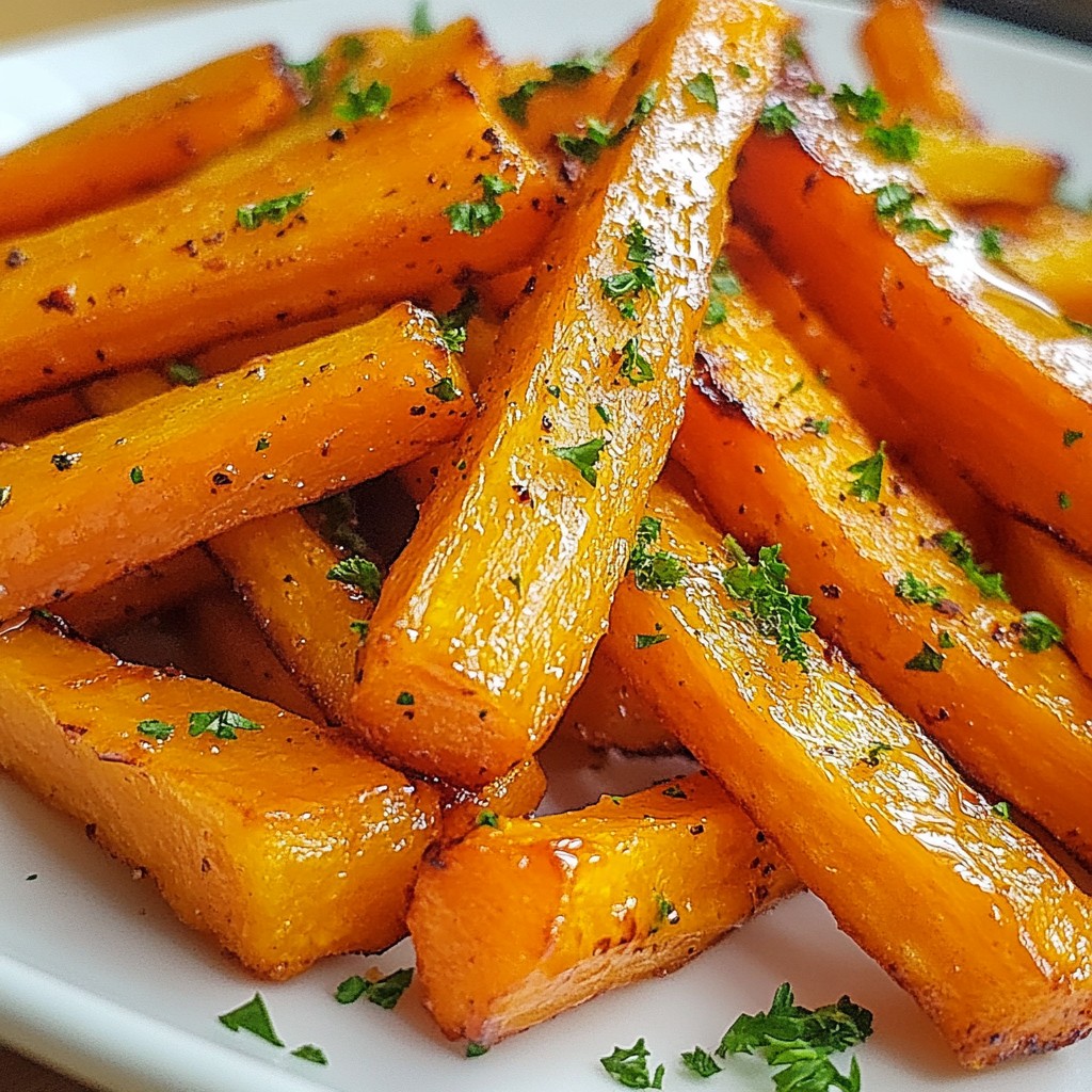 Maple Glazed Carrot Fries Tasty and Simple Recipe