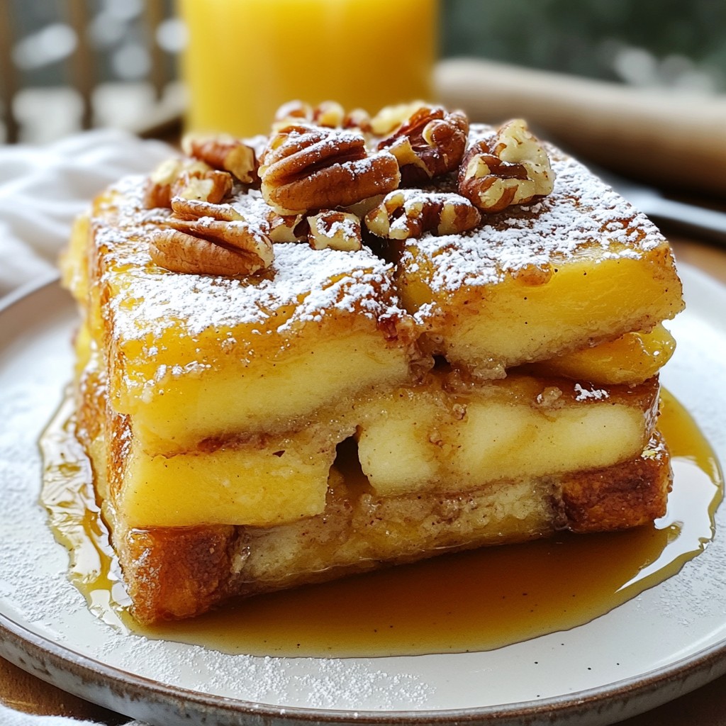 Apple Pie Overnight French Toast Easy and Delicious Recipe