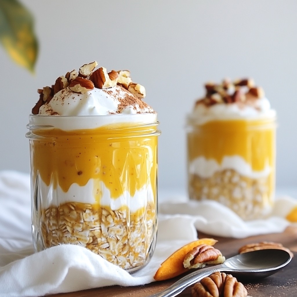 Pumpkin Spice Overnight Oats Simple and Tasty Recipe