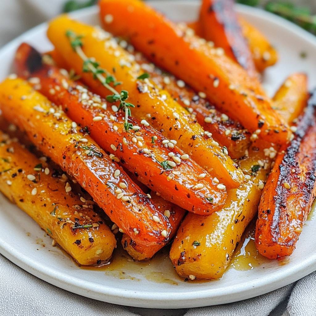 Maple Dijon Roasted Carrots Savory and Simple Dish