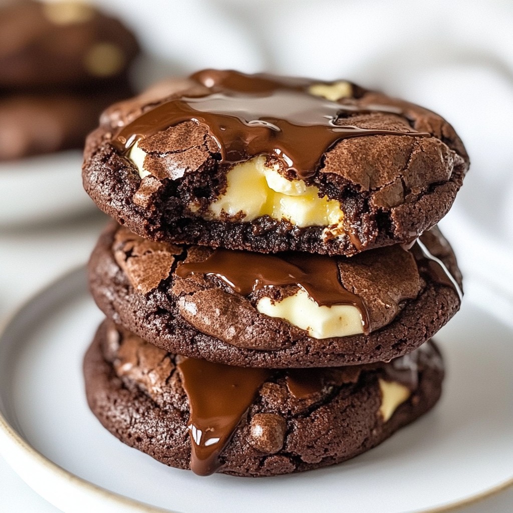 Triple Chocolate Brownie Cookies Irresistible Treat