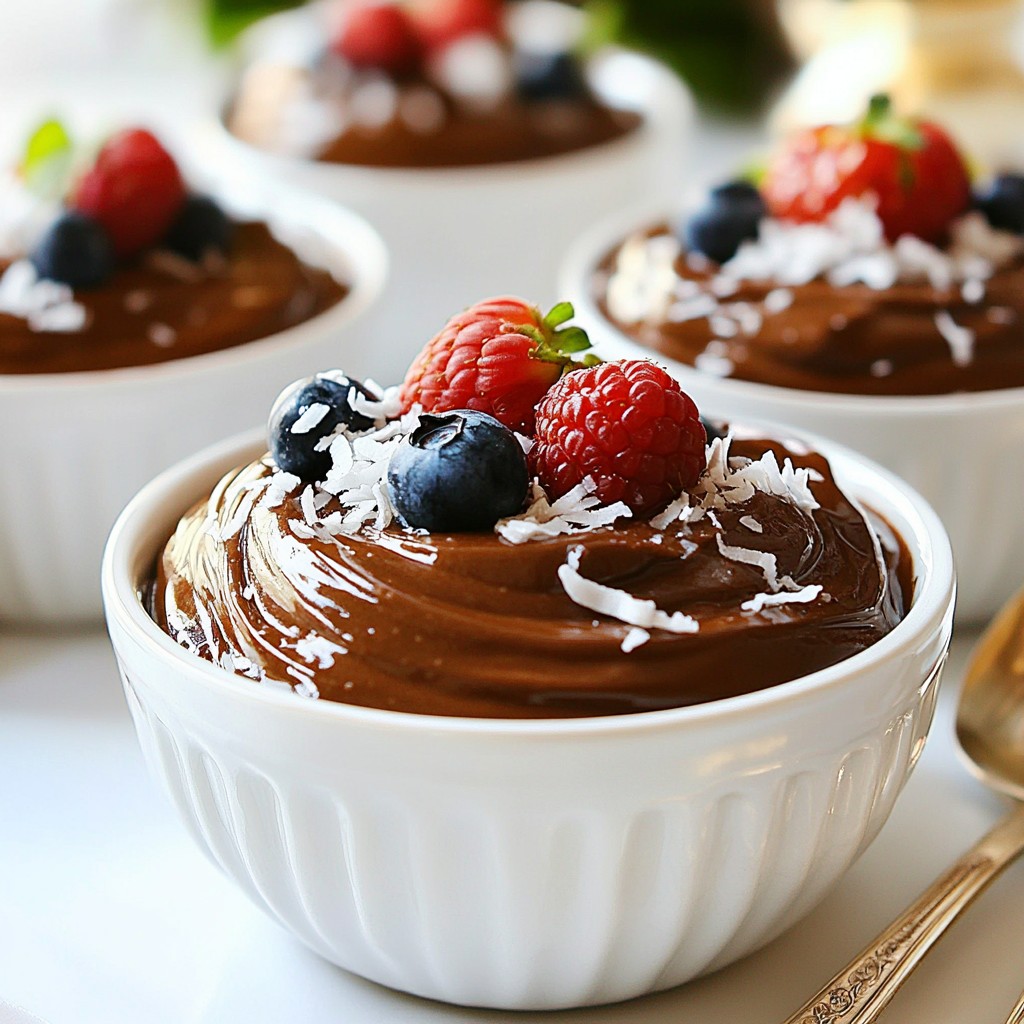 Vegan Chocolate Avocado Mousse Indulgent and Easy