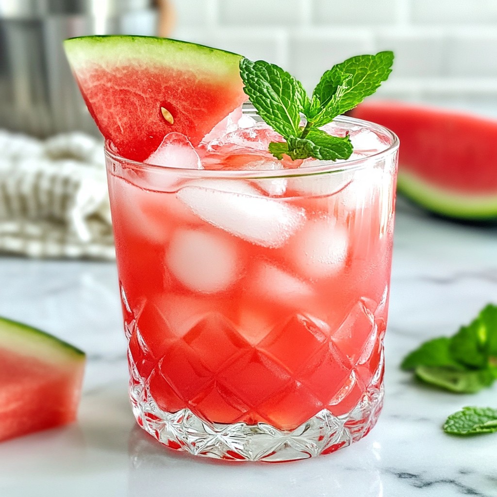 Refreshing Watermelon Mint Agua Fresca Recipe