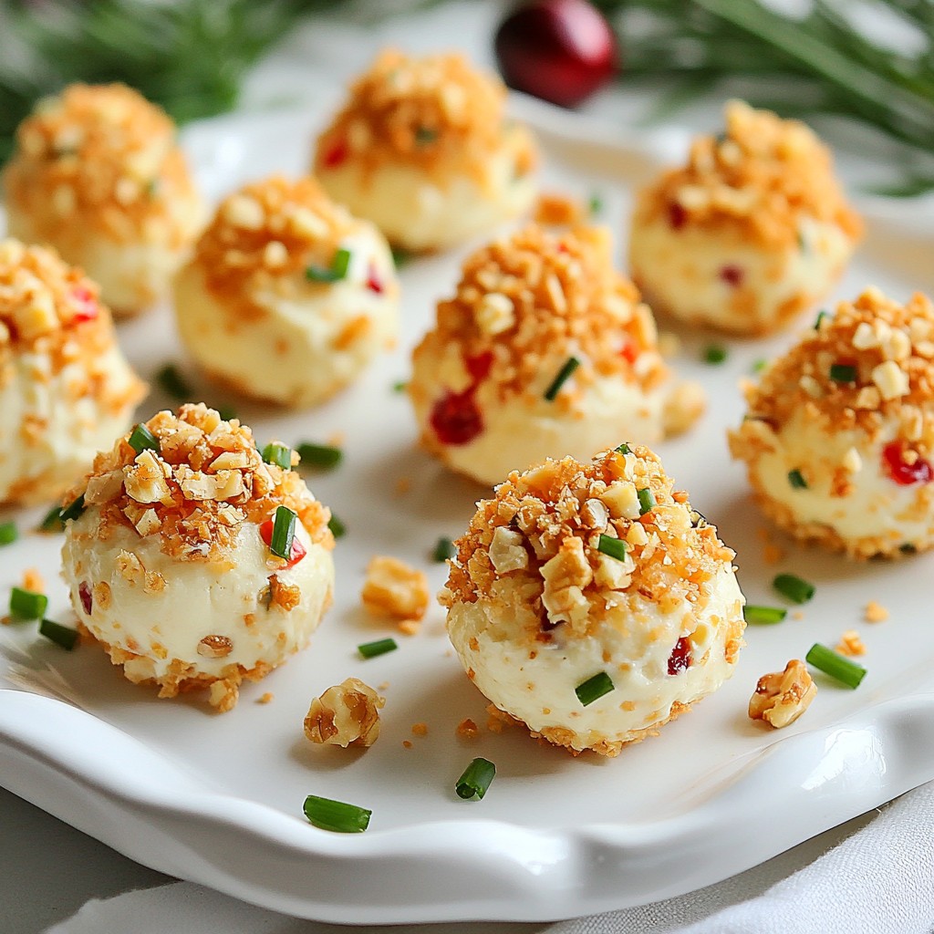Festive Christmas Appetizers Delightful Cheese Bites
