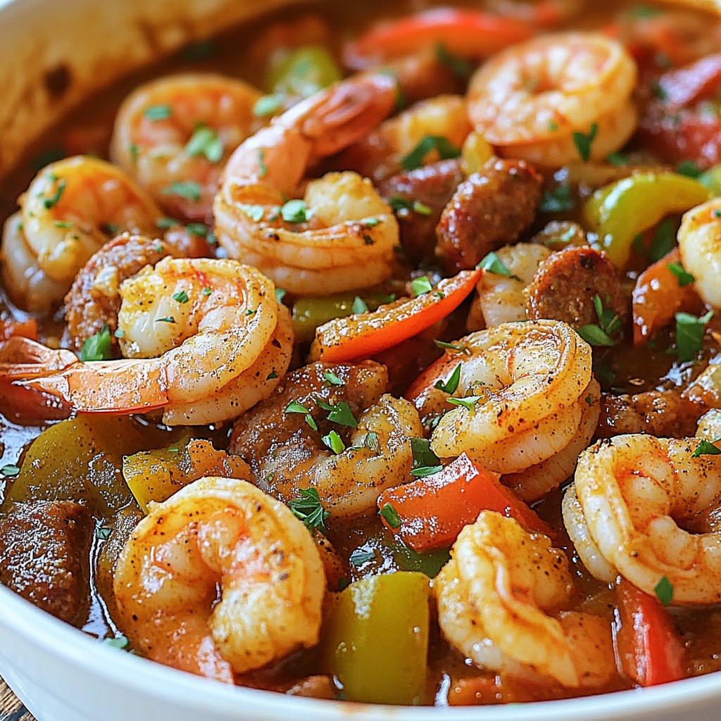Cajun Shrimp & Sausage Skillet Flavorful One-Pan Meal