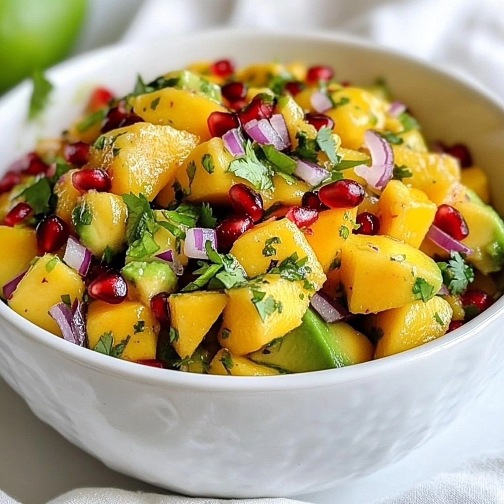 Mango Avocado Salsa Tasty and Refreshing Delight