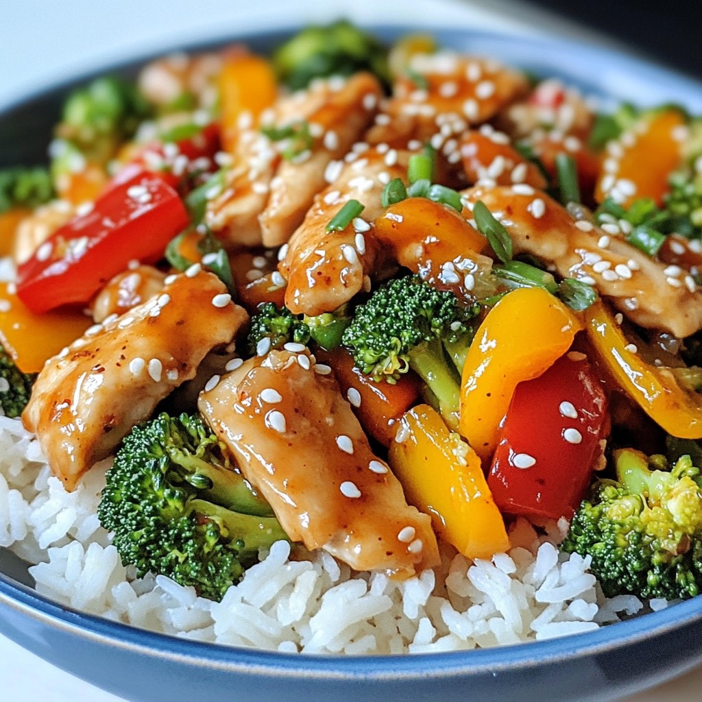 Sweet Chili Chicken Stir Fry Easy and Flavorful Meal