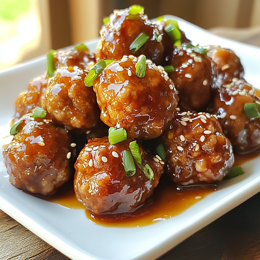 Sriracha Honey Glazed Meatballs Savory and Hearty Treat