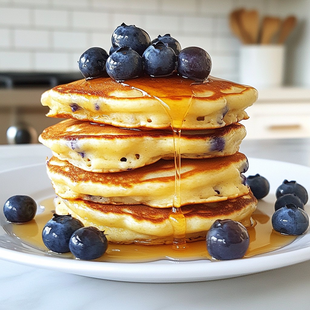 Blueberry Lemon Ricotta Pancakes Simple and Tasty Recipe