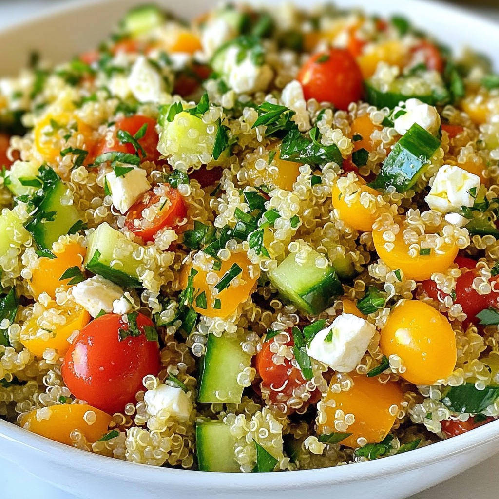 Mediterranean Quinoa Salad with Feta Flavor Booster