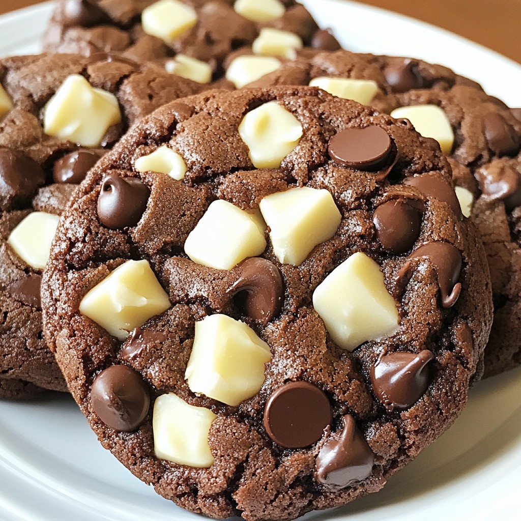Triple Chocolate Brownie Cookies Decadent and Simple