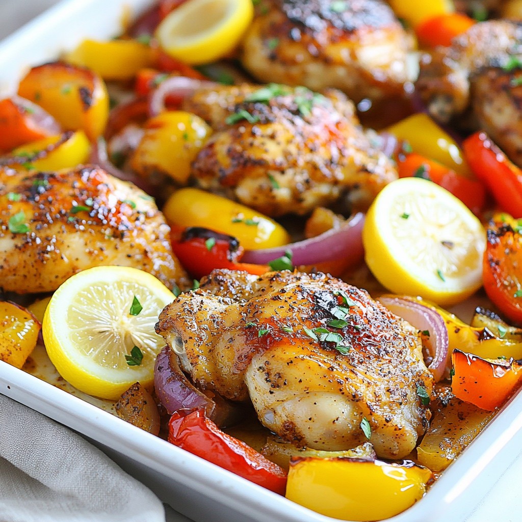 Sheet Pan Chicken Shawarma Flavorful and Easy Meal
